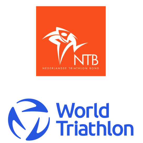 afbeldingen logo ntb en world triathlon